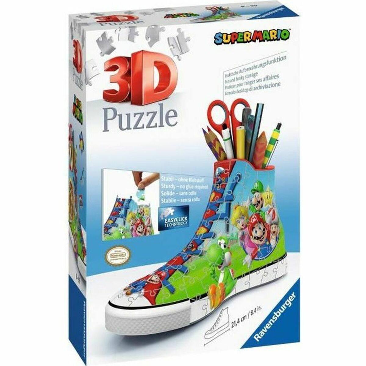 3D Παζλ Ravensburger Sneaker Super Mario 108 Τεμάχια